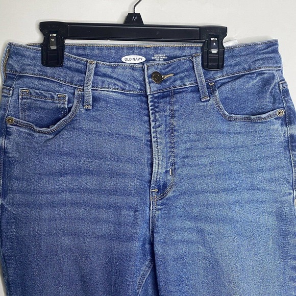 Old Navy Jeans Womens Size 8 Rockstar Super Skinny High Rise Denim Stretch - Picture 5 of 10